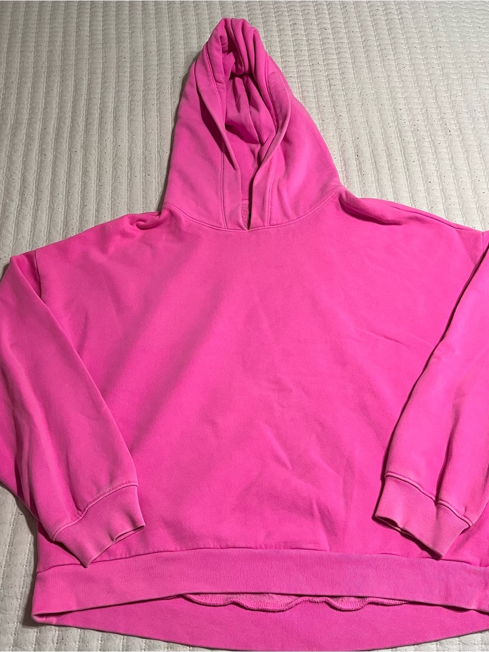 GAP Women's Bright Pink Hooded Sweatshirt